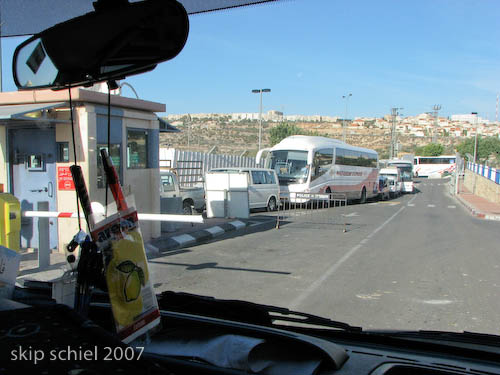 Northern checkpoint between Bethlehem and Jerusalem