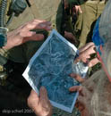 Israeli orders demarking a "closed military zone'