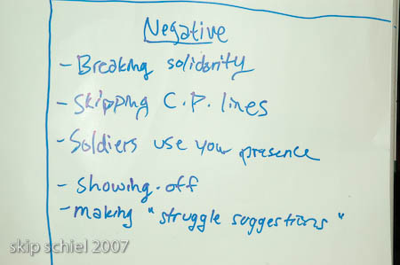 International Solidarity Movement training